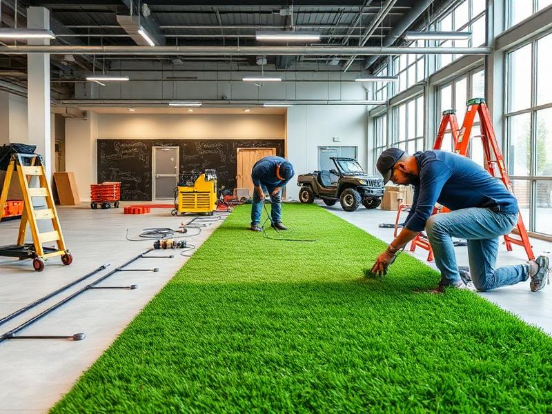 Artificial Grass live working Dubai Highlights 🌱 #artificialgrass #dubailandscaping