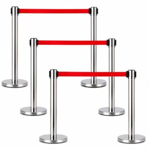 Barrier red silver color