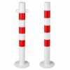 steel pole with ring and without ring