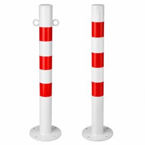 steel pole with ring and without ring